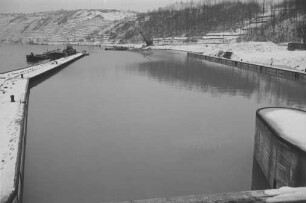 Vorhafen der Schleuse Besigheim/Neckar nach Fertigstellung