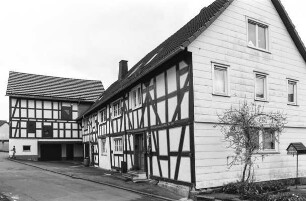 Wohnhaus (Wohnhaus, Fachwerk); Battenberg, Poststraße 1