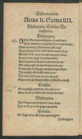 Actus II. Scena IIII.