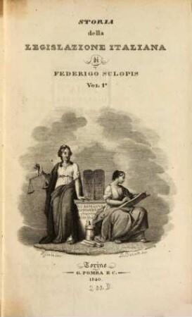 Storia della legislazione italiana, 1