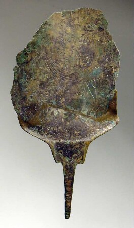 Etruskischer Spiegel (Fragment): Perseus und Merkur