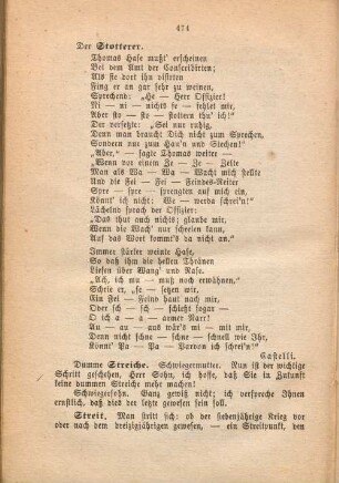 Die Stotterer.