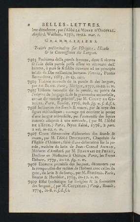 2-47, Grammairiens