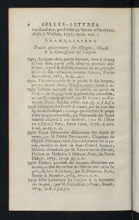 2-47, Grammairiens
