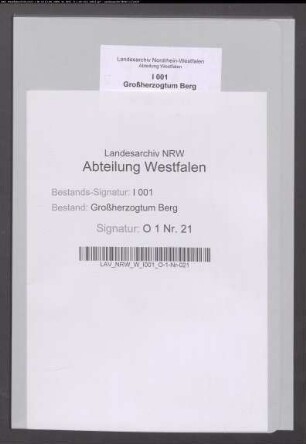 Urkundenregister des Notars Ignaz Schweling zu Harsewinkel
