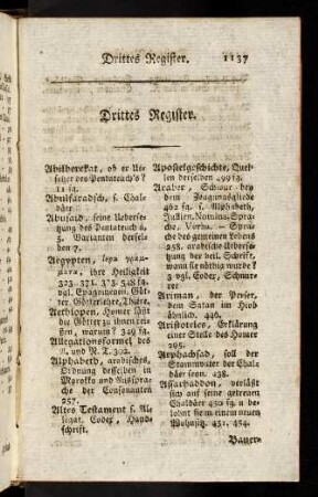 1137, Drittes Register.