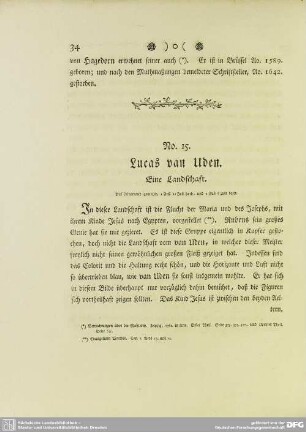 No. 15. Lucas von Uden. Eine Landschaft