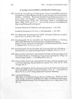 d Sonstige wissenschaftliche und kulturelle Einrichtungen