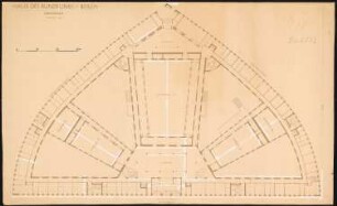 Haus des Rundfunks, Berlin-Charlottenburg: Grundriss EG 1:100
