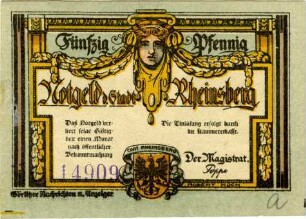 Rheinsberg, Stadt: 50 Pfennig 1921
