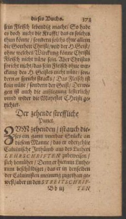 Der zehende streffliche Punct.
