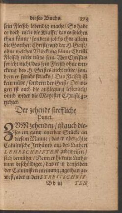 Der zehende streffliche Punct.