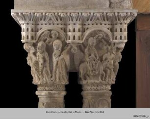 Kapitell mit Aussendung der Apostel und Kindheitsgeschichte Christi - W1ShSW