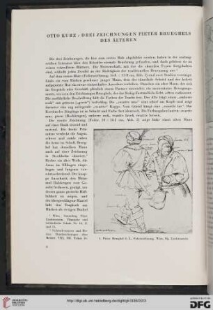 Drei Zeichnungen Pieter Brueghels des Älteren