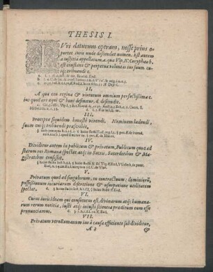 Thesis I. - XXXV.