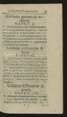 Collatio differentiae & proprii. Caput XII.