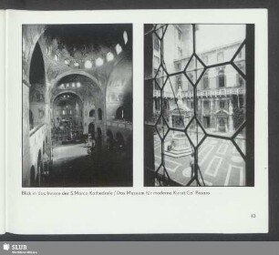 Blick in das Innere der S. Marco Kathedrale