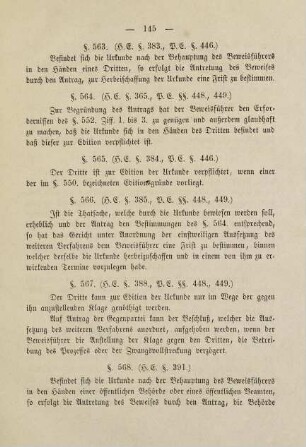 155, Achtunddreißigster Titel. Von dem Verweise zum ewigen Gedächtnisse. §§ 623. bis 634.