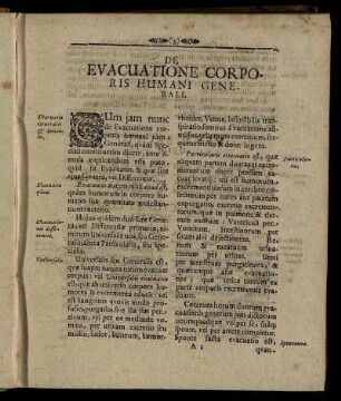 De Evacuatione Corporis Humani Generali