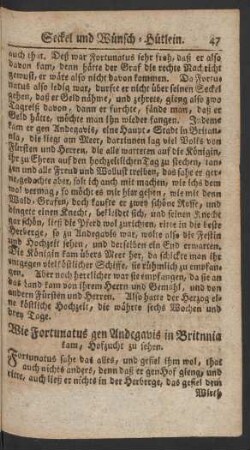 Wie Fortunatus gen Andegavis in Britnnia kam ...