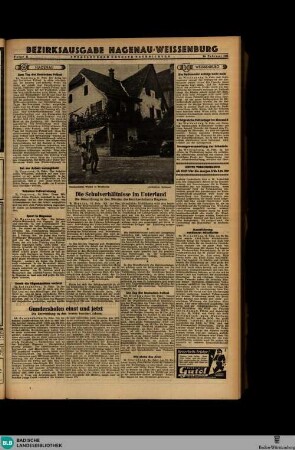 Straßburger neueste Nachrichten : amtliche Tageszeitung und Regierungsanzeiger für das deutsche Elsass ; [...] ; Bezirksausgabe Nord : Hagenau, Weißenburg, Bezirksausgabe Hagenau-Weissenburg