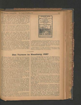 Das Turnen in Hamburg 1927