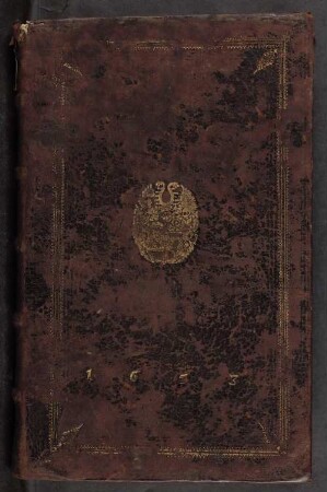 UB Gießen, Hs 28da - Geschenkbuch der Universitätsbibliothek Gießen 1650ff. - UB Gießen, Hs 28da