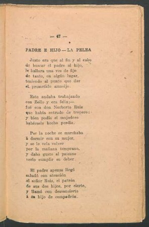 Padre e hijo - La Pelea