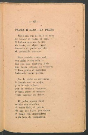 Padre e hijo - La Pelea