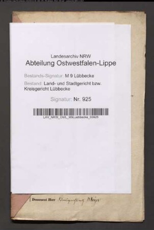 Erblasser: Moeller, Franz Diedrich: