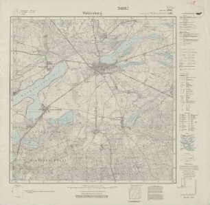 3060 (alte Nr.: 1566) Woldenberg, Meßtischblatt (4cm - Karte)