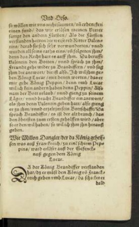 Wie Millon Dangler/ der da König geheissen was auß Franckreich ...