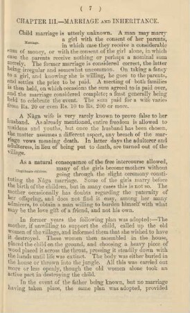Chapter III. - Marriage and inheritance