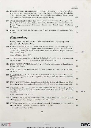 Glassammlung (Nr. 162-325)