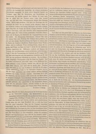 201-203 [Rezension] Leube, Hans, Die Reformideen in der deutschen lutherischen Kirche zur Zeit der Orthodoxie
