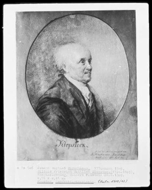 Bildnis Friedrich Gottlieb Klopstock