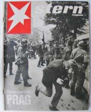 Wochenzeitschrift "stern" zur Niederschlagung des "Prager Frühlings" durch Truppen des Warschauer Vertrages