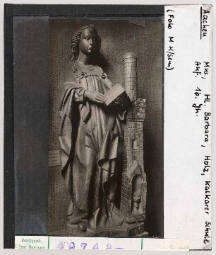 Aachen, Suermondt-Museum: Heilige Barbara