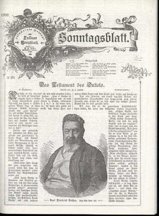 Ausgabe vom Sonntag, den 15. Mai 1892.