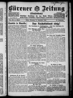 Bürener Zeitung. 1896-1935