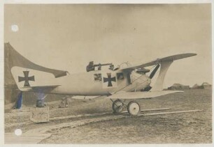 Foto eines deutschen Flugzeugs vom Typ "Walfisch"