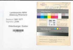Entnazifizierung Gustav Oldenbuerger , geb. 30.06.1897 (Polizist)