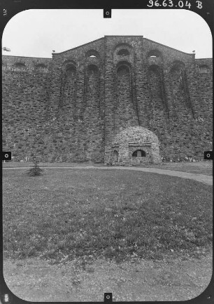 Klingenberg. Talsperre Klingenberg (1908-1914; H. Poelzig). Staumauer