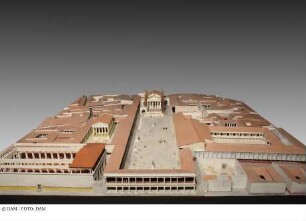 Forum von Pompeji - Dauerausstellung: Von der Urhütte zum Wolkenkratzer