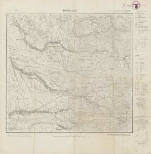 5766 (alte Nr.: 3341) Wölfelsdorf, Meßtischblatt (4cm - Karte)