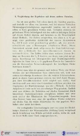 4. Vergleichung der Ergebnisse mit denen anderer Forscher