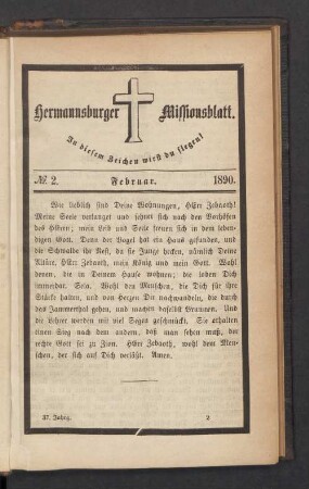 N°. 2. Februar. 1890