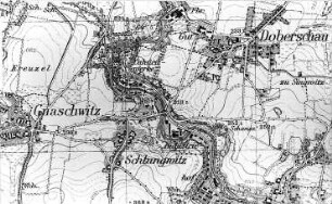 Doberschau-Gaußig-Gnaschwitz. Meßtischblatt, Sekt. Bautzen, Nr. 4852