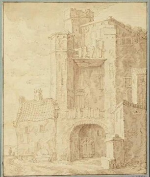 Großes Gebäude, fast Ruine