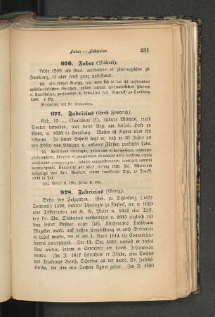 977. Fabricius (Ernst Friedrich)